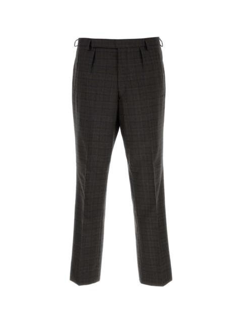 Prada Embroidered Glencheck Pant