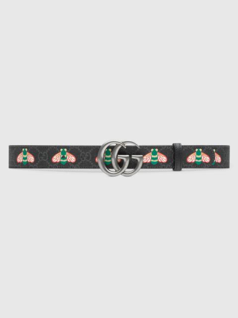 GUCCI GG Marmont thin belt with bees