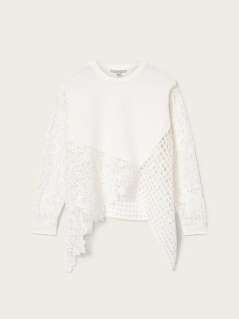 ALLSAINTS MALORIE ASYMMETRIC COTTON TOP