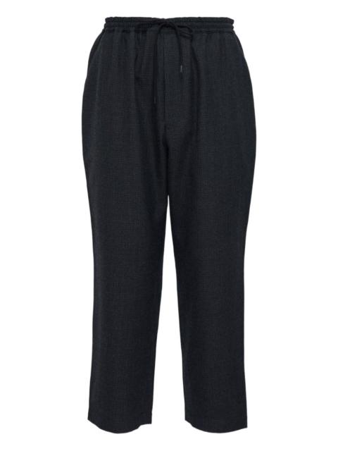 Comme des Garçons Homme houndstooth-pattern wool trousers