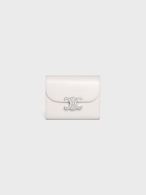 CELINE Small Wallet TRIOMPHE in Shiny calfskin