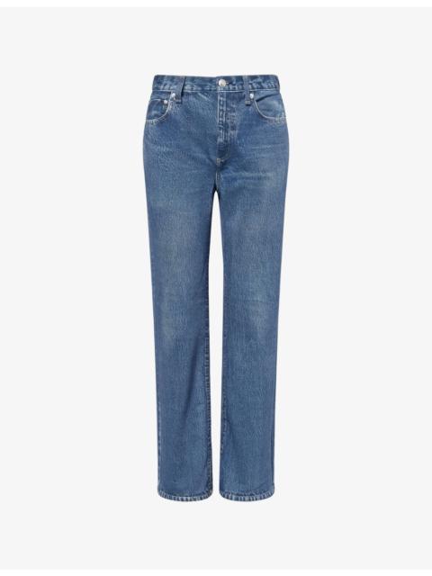 rag & bone Miramar Straight-Leg Cotton Trousers