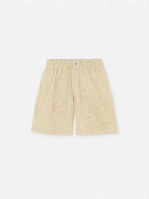 Barocco Jacquard Towel Shorts