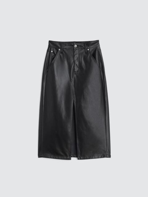 Sid Faux Leather Skirt
Midi