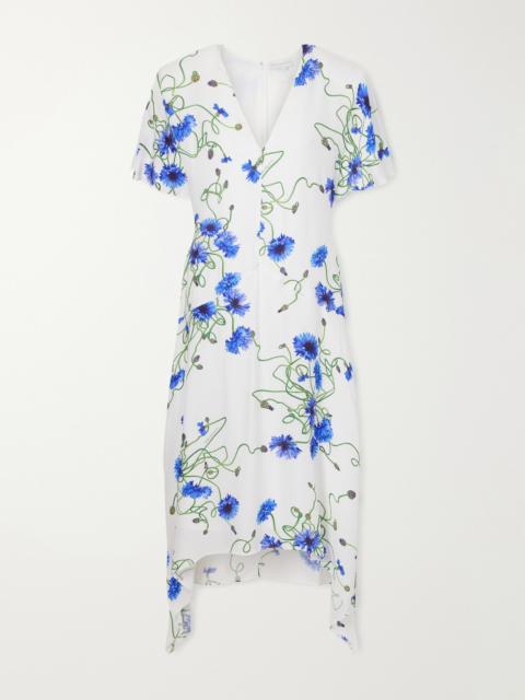 Stella McCartney Floral-print Crepon Midi Dress