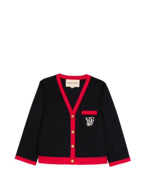 Valentino chest-pocket cardigan