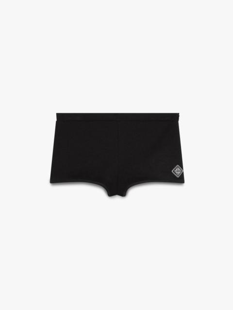 CASABLANCA Black Rave Hot Pants | Casablanca Paris