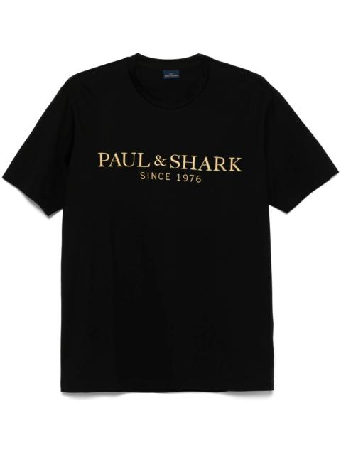 Paul & Shark Logo-embroidered T-shirt