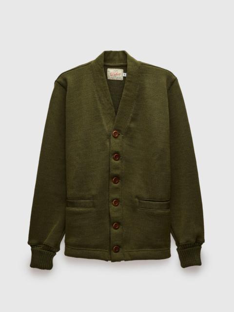 Dehen 1920 Classic Cardigan in Loden