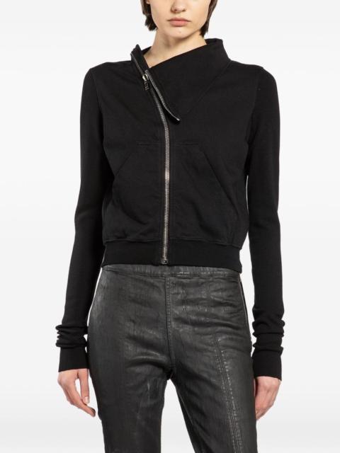 Rick Owens DRKSHDW asymmetric zip mountain sweater