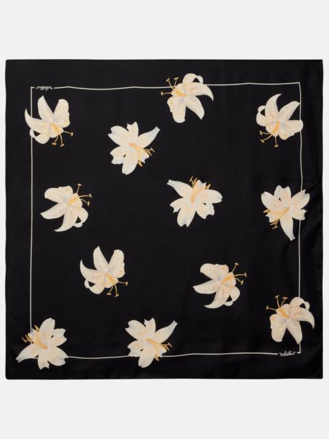 Valentino Après L'Hiver silk scarf