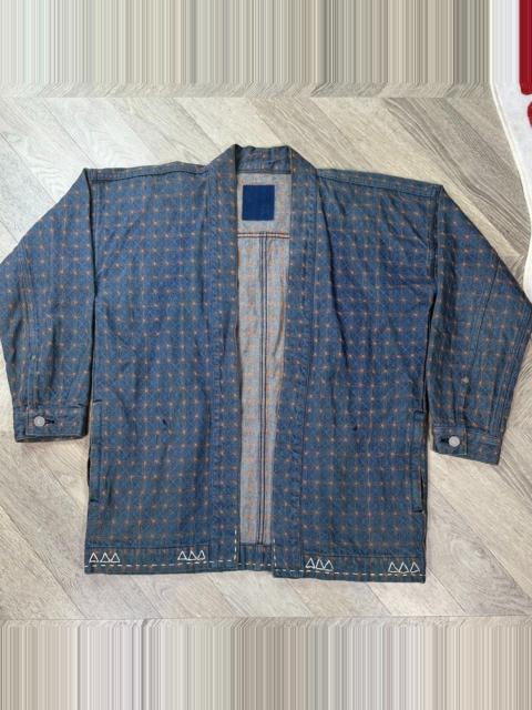 visvim VISVIM ICT 15AW SASHIKO SANJURO KIMONO JKT | ubvintage 