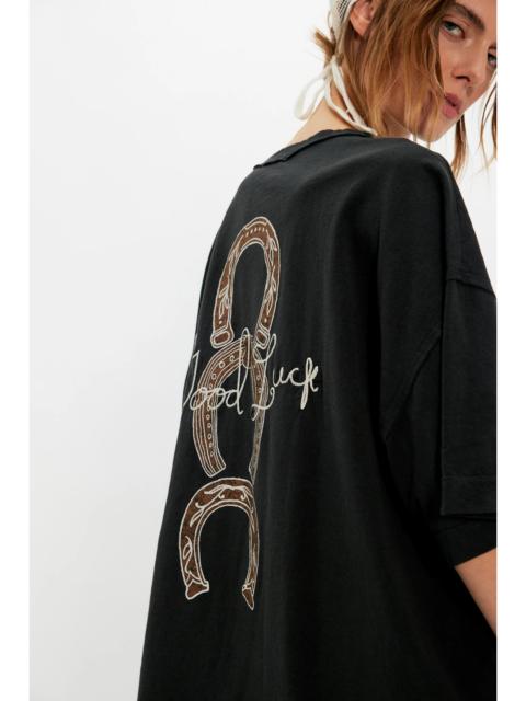 FREE PEOPLE Good Luck One-Size Tee