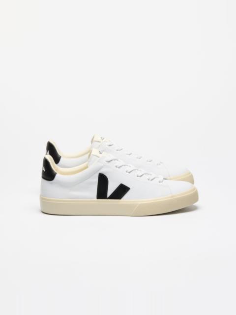 VEJA CAMPO CANVAS WHITE BLACK
