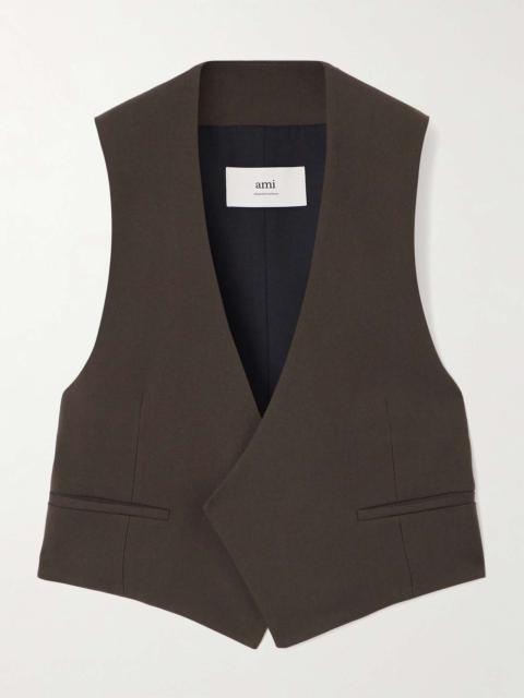 AMI Paris Wool-twill vest