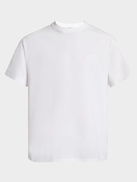 Givenchy Men's Embroidered Logo Patch Crewneck T-Shirt