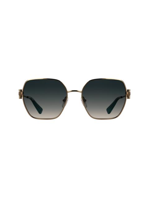 Longchamp Sunglasses Golden amber/Degraded smoked - Metal