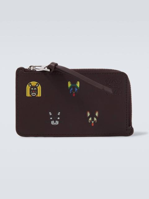 Loewe x Louis Wain leather card case