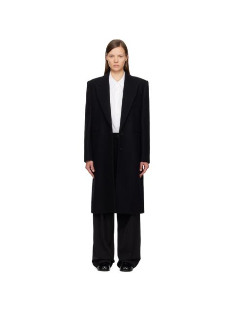 Givenchy Black Formal Wool Coat