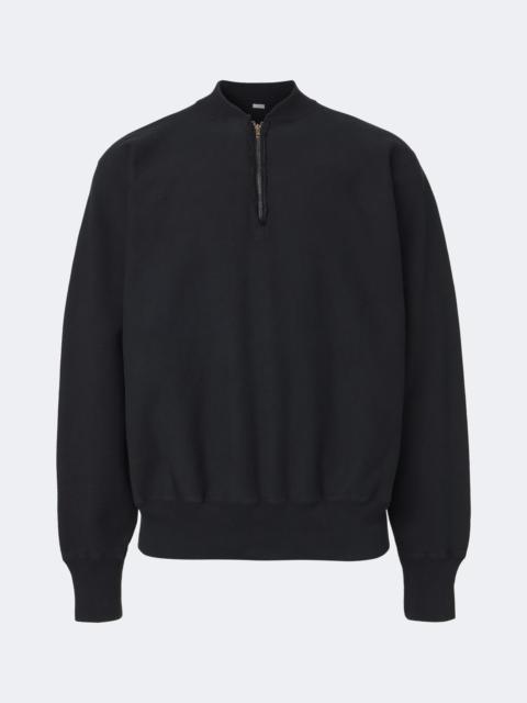 A.PRESSE Cotton zip-up sweater