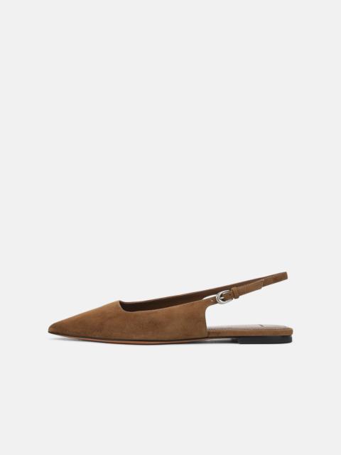 Vince Gracy Suede Slingback Flat