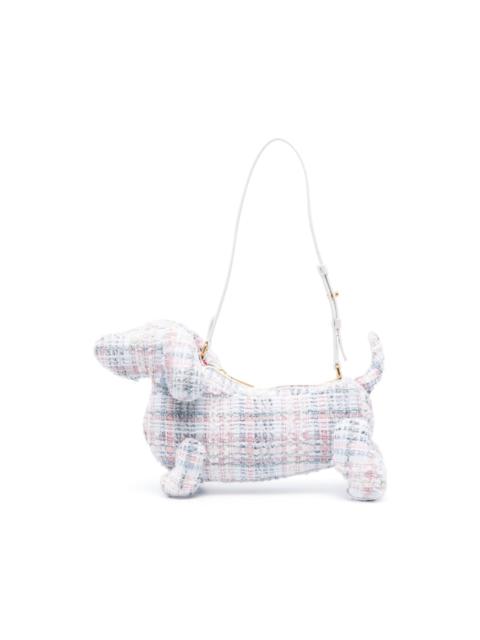 Thom Browne Hector tweed shoulder bag