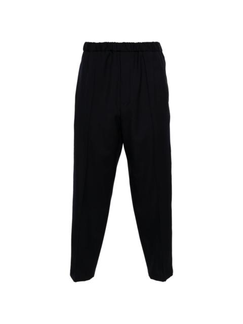 Jil Sander elasticated-waistband cotton trousers