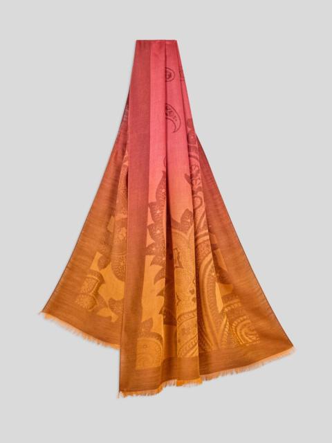 Etro DÉGRADÉ PAISLEY SCARF