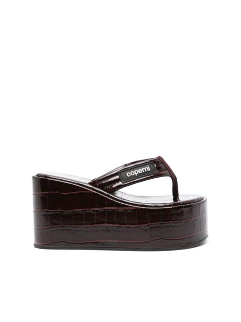 COPERNI leather platform sandals