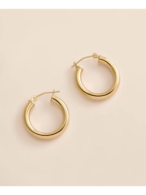 Brooks Brothers 14k Gold Small Hoop Earrings