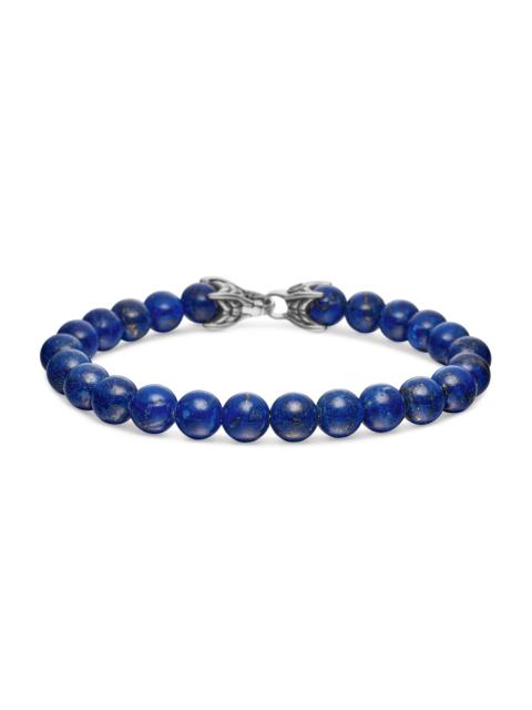 DAVID YURMAN Men's Spiritual Beads Bracelet in Sterling Silver - Lapis