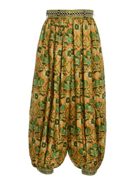 ALÉMAIS Cece Silk Twill Balloon Pants multi