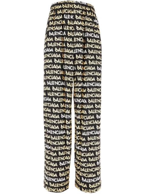 BALENCIAGA logo-print pants