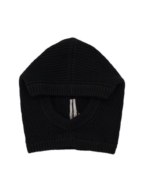 Rick Owens ribbed-knit balaclava