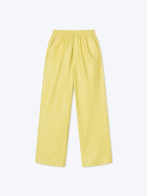 Nanushka Namas faux-leather palazzo pants - Yellow