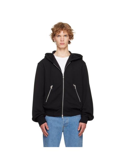 Dries Van Noten Black Zip Hoodie