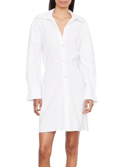 Tie Back Long Sleeve Shirtdress