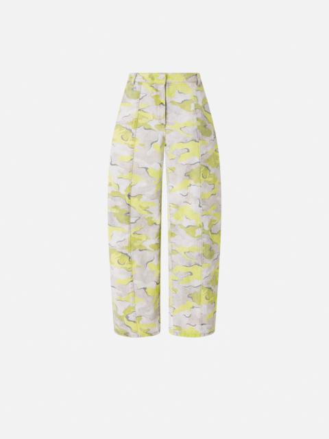 PINKO CAMOUFLAGE BALLOON-FIT TROUSERS