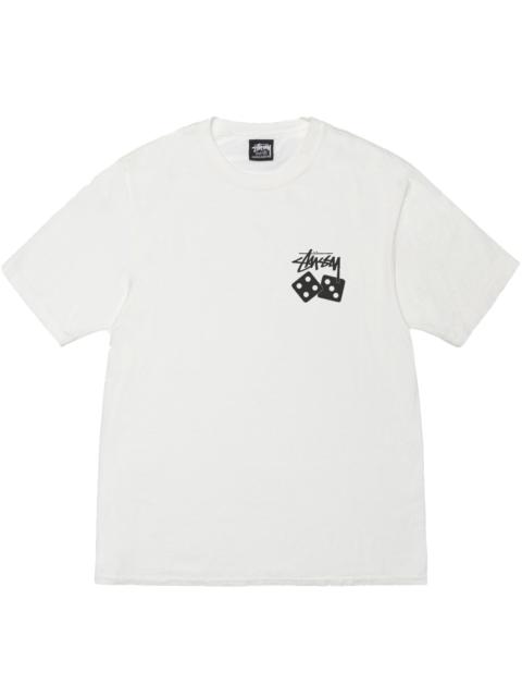 Stüssy DICE TEE PIGMENT DYED "White" STUS12