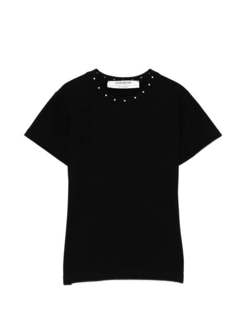 KIMHĒKIM pearl embelished T-shirt