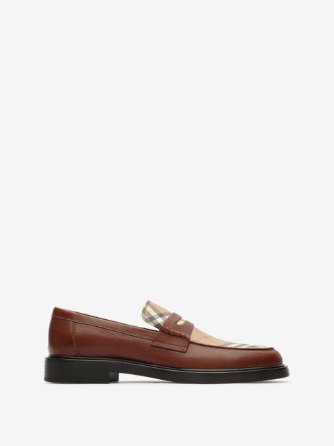 Burberry Leather Pembroke Loafers