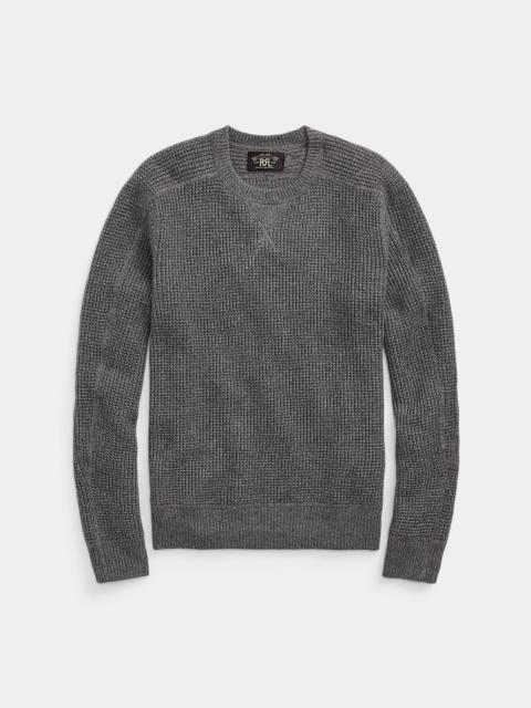 RRL by Ralph Lauren Waffle-Knit Cashmere Sweater