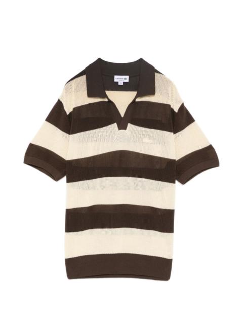 LACOSTE Knit Stripe Polo