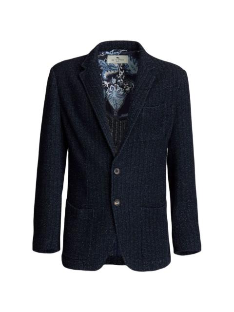 fitted single-breasted blazer