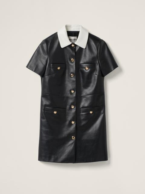 Miu Miu Nappa leather dress