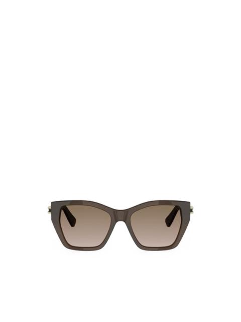 BVLGARI geometric-frame sunglasses