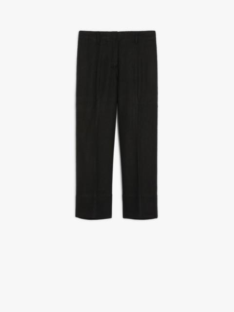 'S Max Mara CADICE Straight-fit linen and cotton trousers
