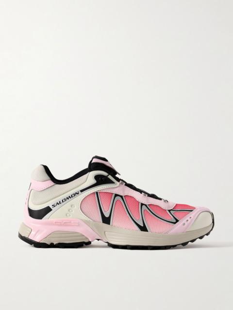 SALOMON XT-WHISPER Rubber-Trimmed Mesh Sneakers Pink