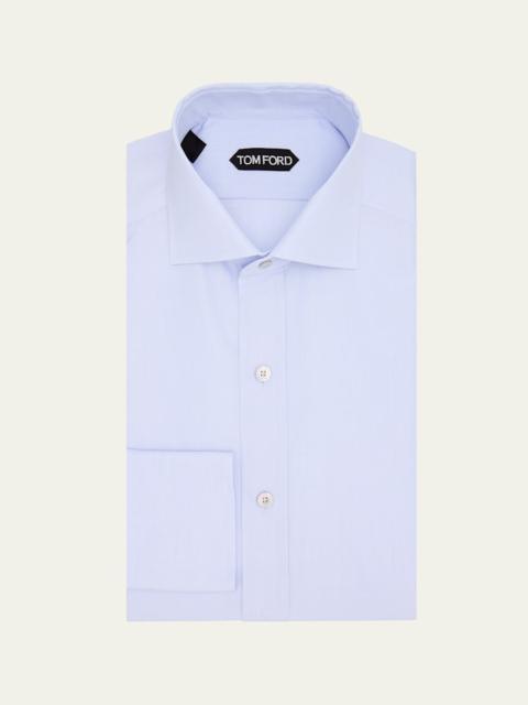 TOM FORD Men's Solid Cotton Dress Shirt