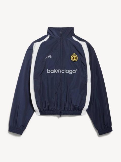 BALENCIAGA Men's Soccer Tracksuit Jacket in Marine Blue